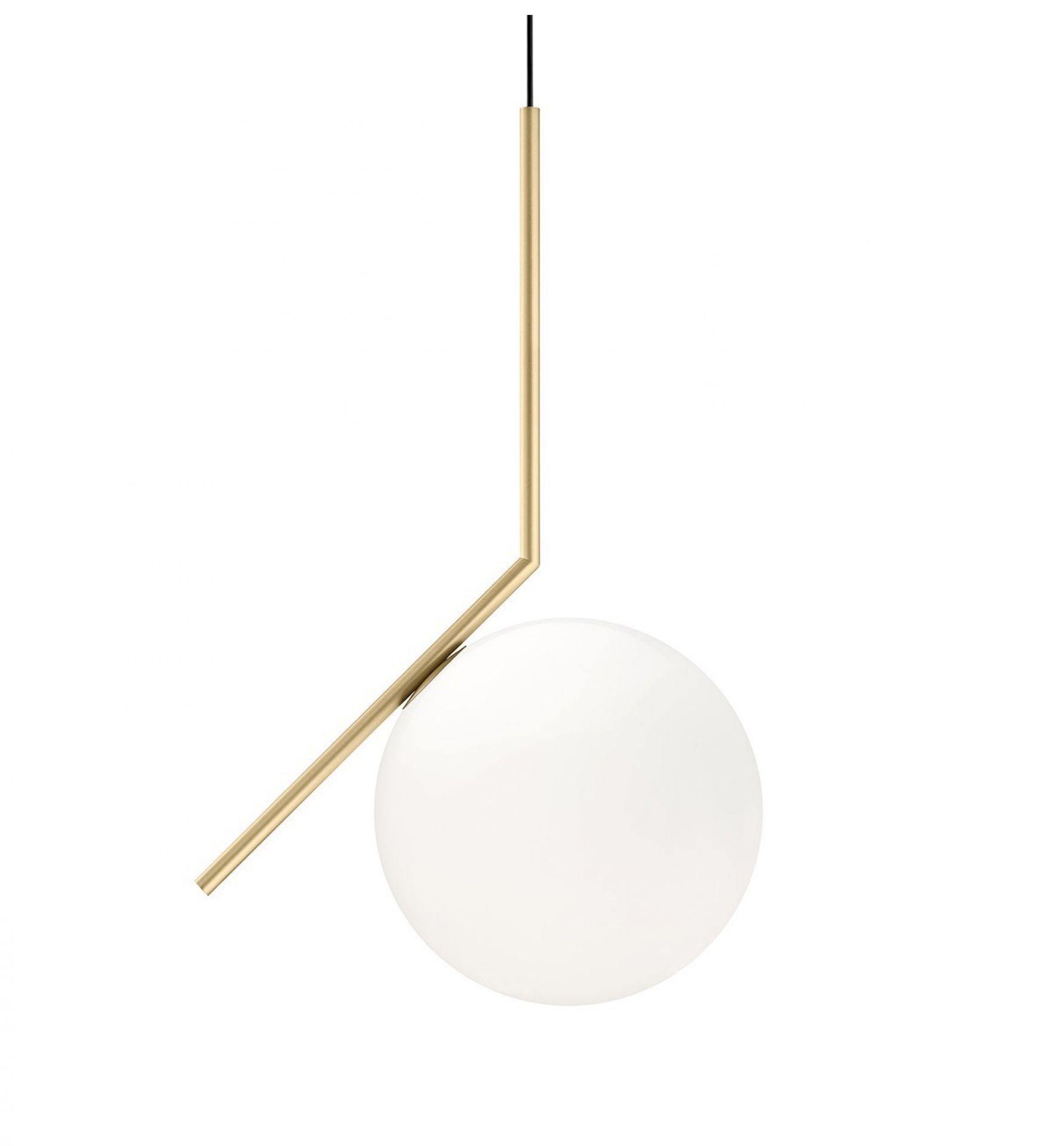 IC Lights S2 Pendant lamp Flos Brass FLOS F3176059
